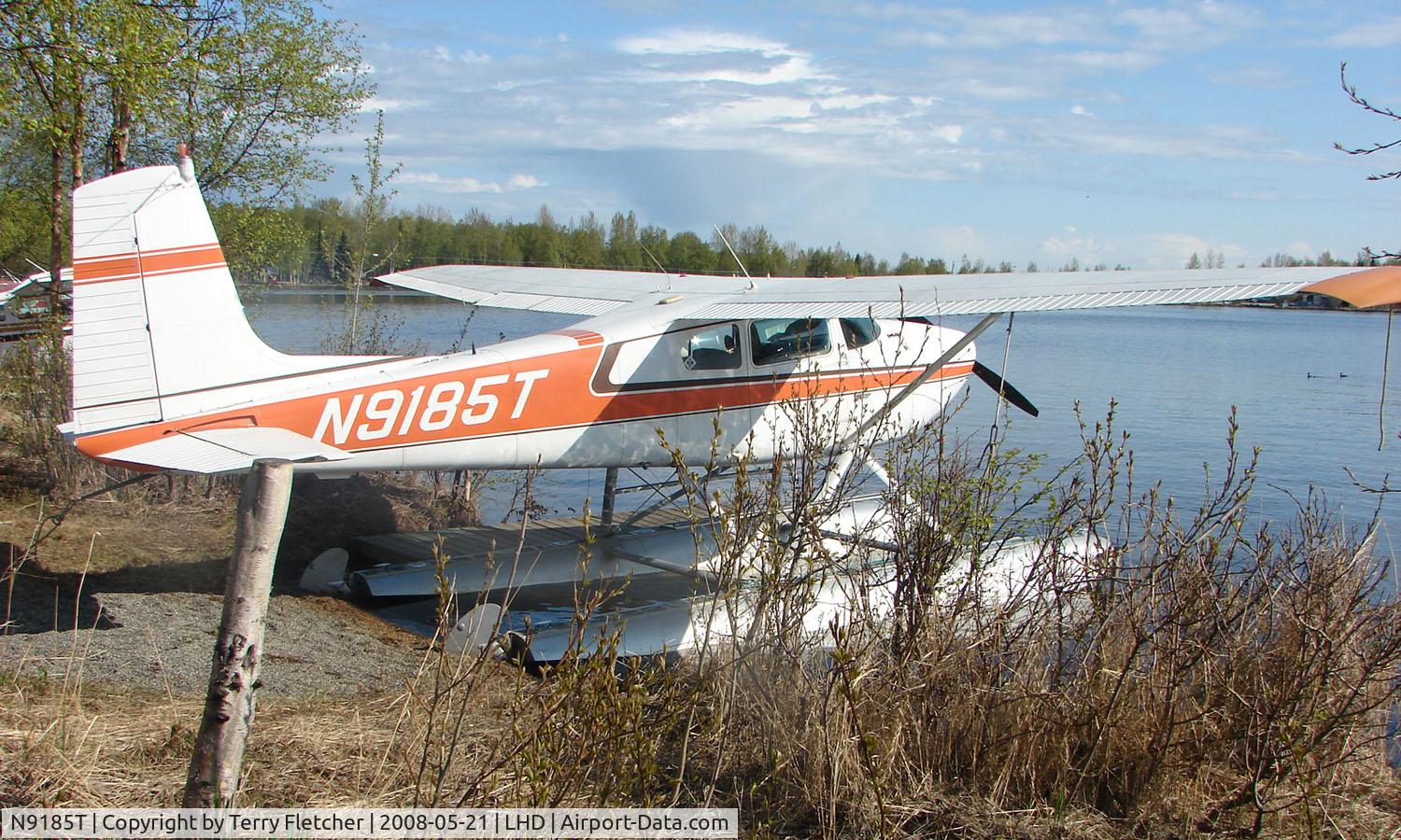 N9185T, 1960 Cessna 180C C/N 50685, Cessna 180C at Lake Hood