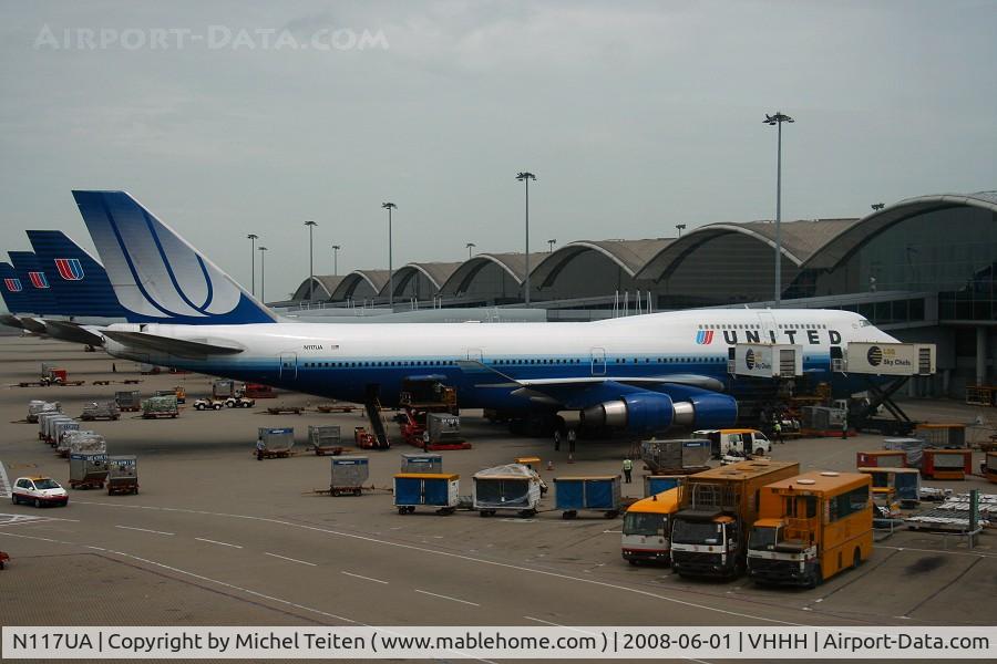 N117UA, 1999 Boeing 747-422 C/N 28810, United Airlines