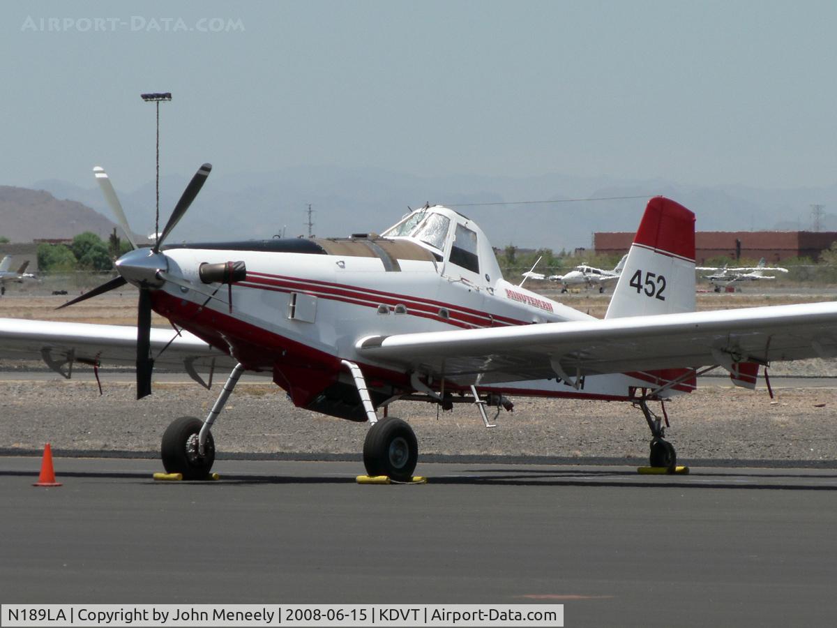 N189LA, Air Tractor Inc AT-802A C/N 802A-0189, Air Tanker # 452, operated by Minuteman Aerial Application, Inc.