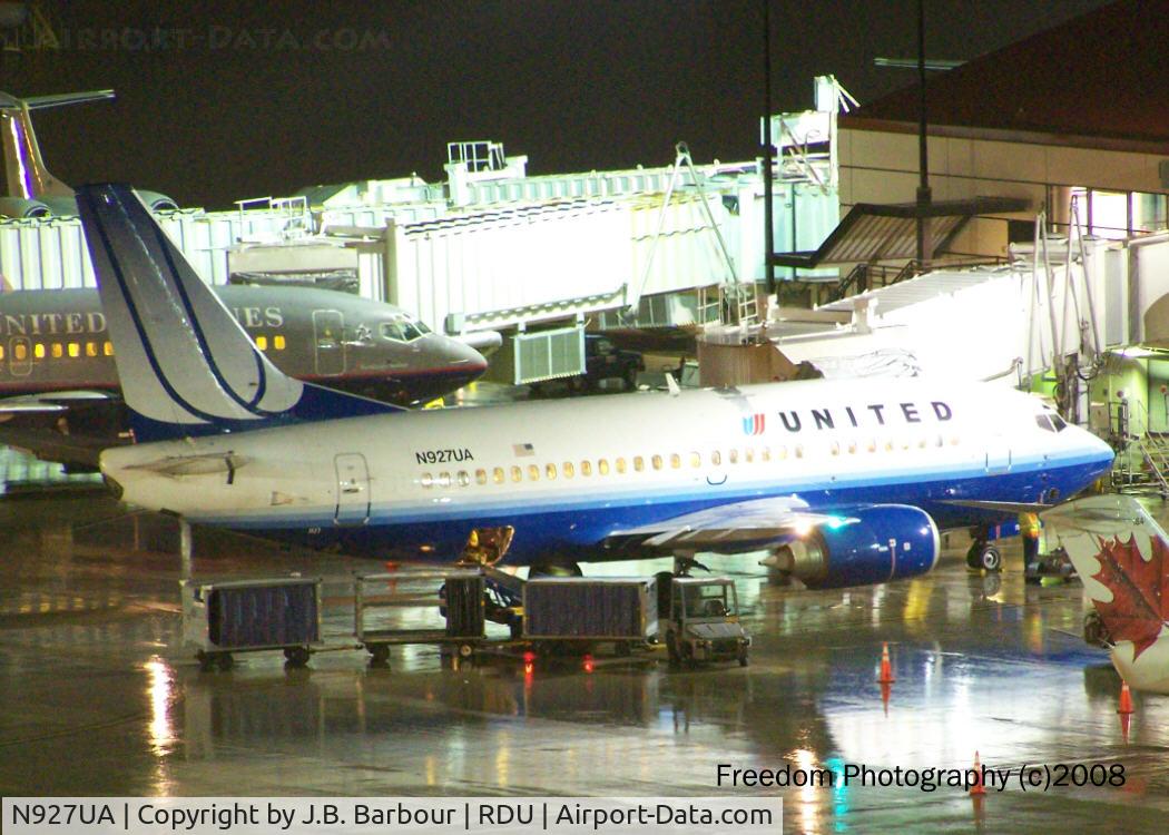 N927UA, 1992 Boeing 737-522 C/N 26649, N/A