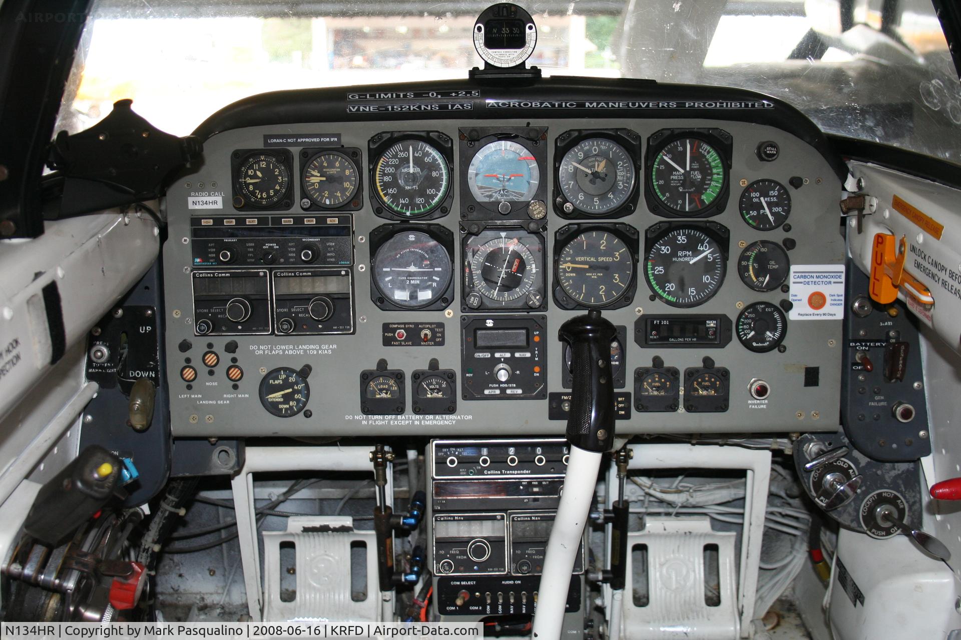 N134HR, 1955 Beech A45 C/N G-745, Beech T-34A