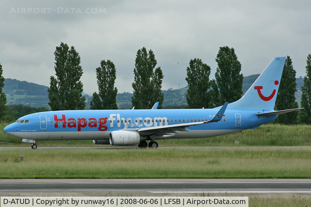 D-ATUD, 2006 Boeing 737-8K5 C/N 34685, taxi on bravo