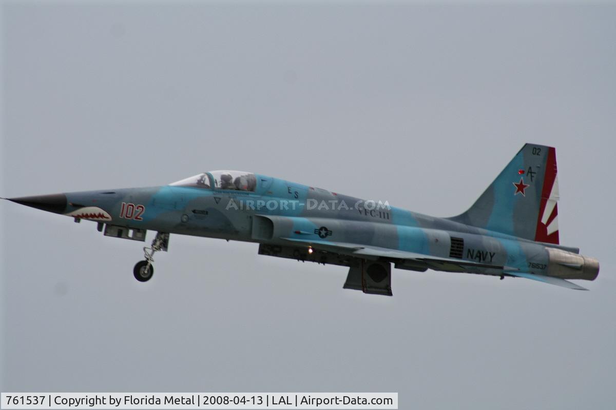 761537, Northrop F-5N Tiger II C/N L.1012, F-5 Tiger II in aggressor colors