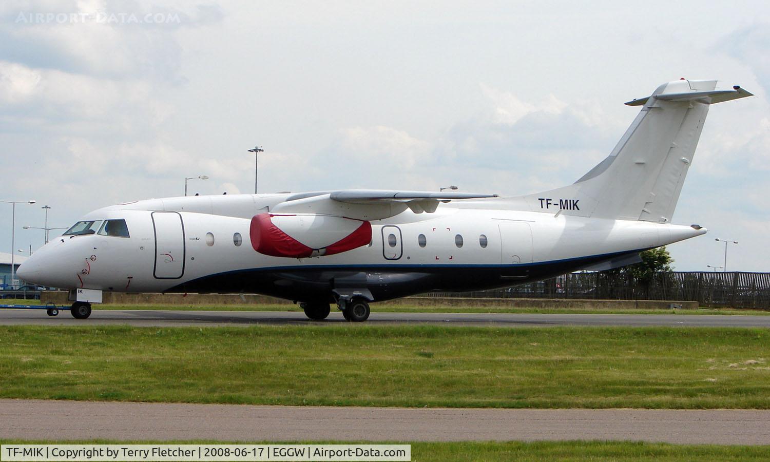 TF-MIK, 2000 Fairchild Dornier 328-300 328JET C/N 3147, Icejet's Dornier 328 JET at Luton