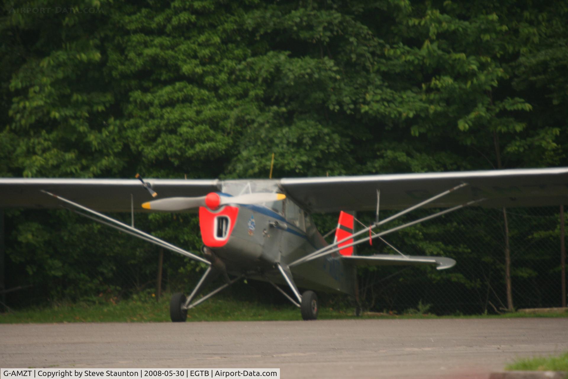 G-AMZT, 1953 Auster J-5F Aiglet Trainer C/N 3107, Taken at Wycombe Air Park using my new Sigma 50 to 500 APO DG HSM lens (The Beast)