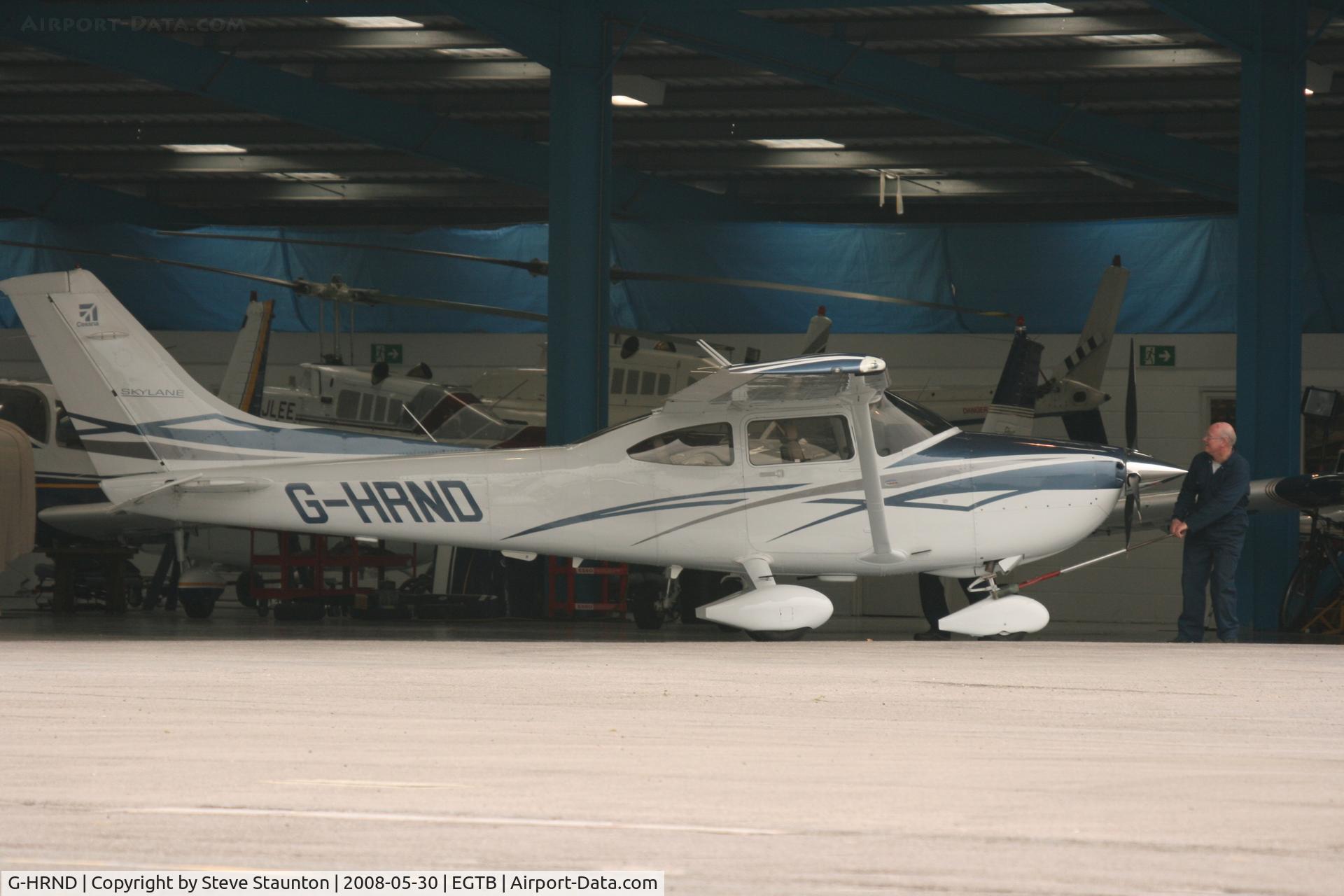 G-HRND, 2007 Cessna 182T Skylane C/N 18281936, Taken at Wycombe Air Park using my new Sigma 50 to 500 APO DG HSM lens (The Beast)
