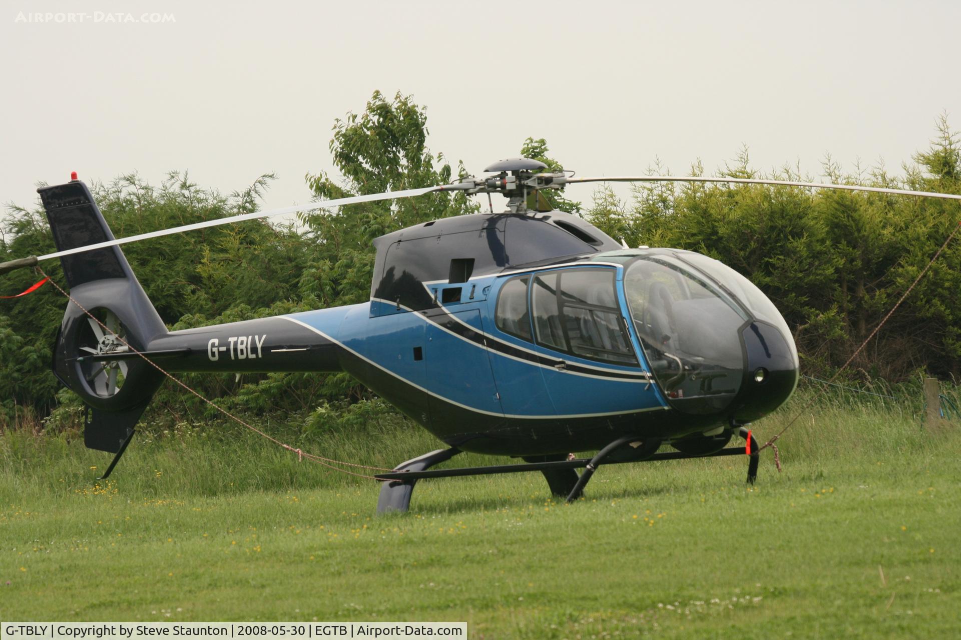 G-TBLY, 2001 Eurocopter EC-120B Colibri C/N 1192, Taken at Wycombe Air Park using my new Sigma 50 to 500 APO DG HSM lens (The Beast)