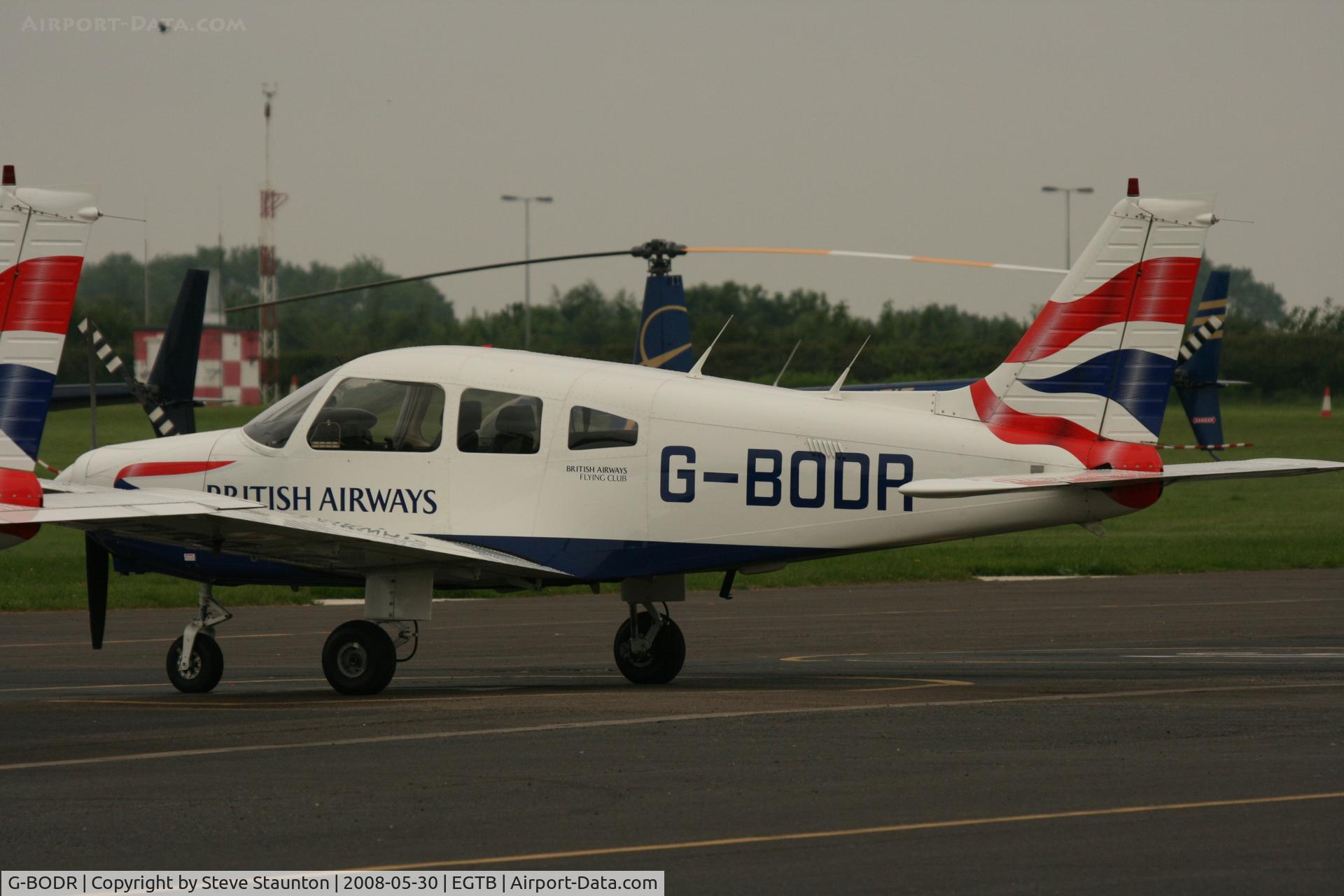 G-BODR, 1979 Piper PA-28-161 Cherokee Warrior II C/N 28-8116318, Taken at Wycombe Air Park using my new Sigma 50 to 500 APO DG HSM lens (The Beast)