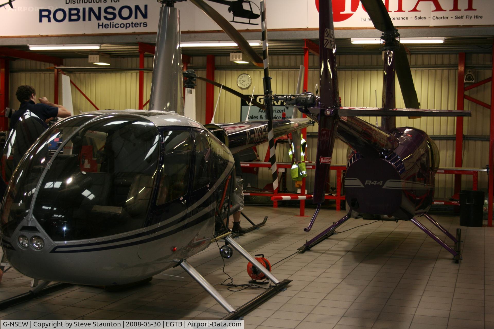 G-NSEW, 1999 Robinson R44 C/N 0615, Taken at Wycombe Air Park using my new Sigma 50 to 500 APO DG HSM lens (The Beast)