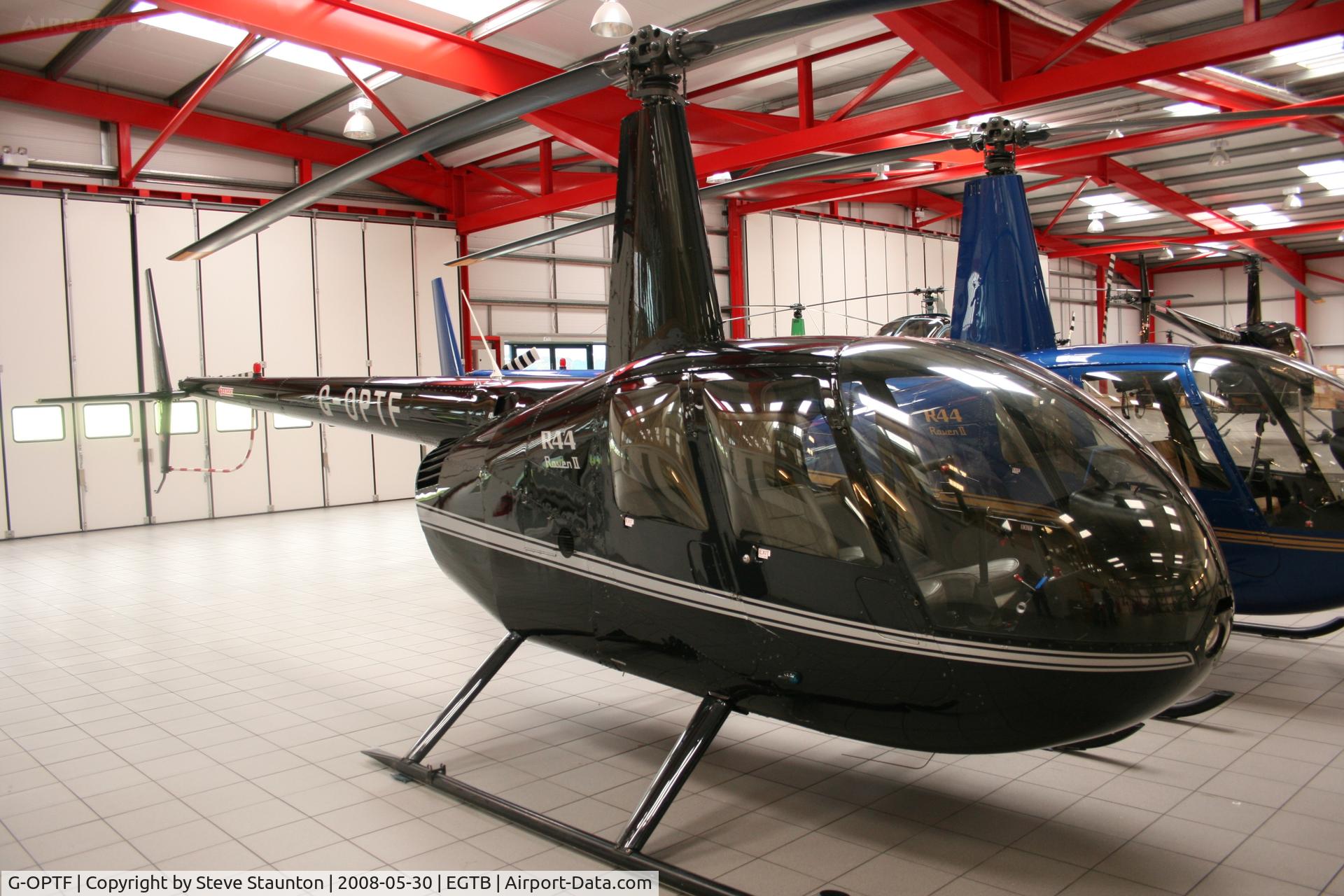 G-OPTF, 2003 Robinson R44 Raven II C/N 10235, Taken at Wycombe Air Park using my new Sigma 50 to 500 APO DG HSM lens (The Beast)