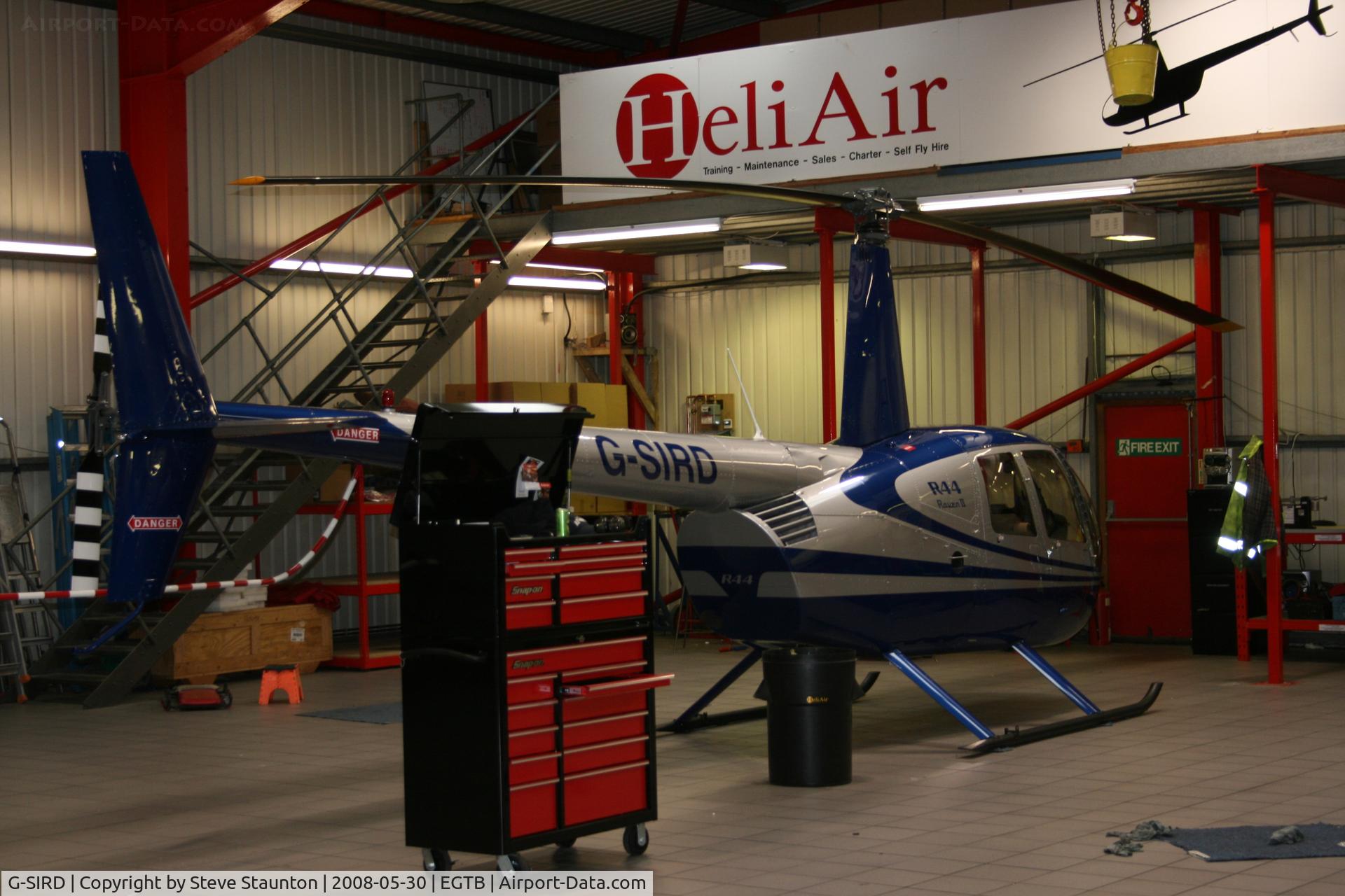 G-SIRD, 2007 Robinson R44 Raven II C/N 11745, Taken at Wycombe Air Park using my new Sigma 50 to 500 APO DG HSM lens (The Beast)