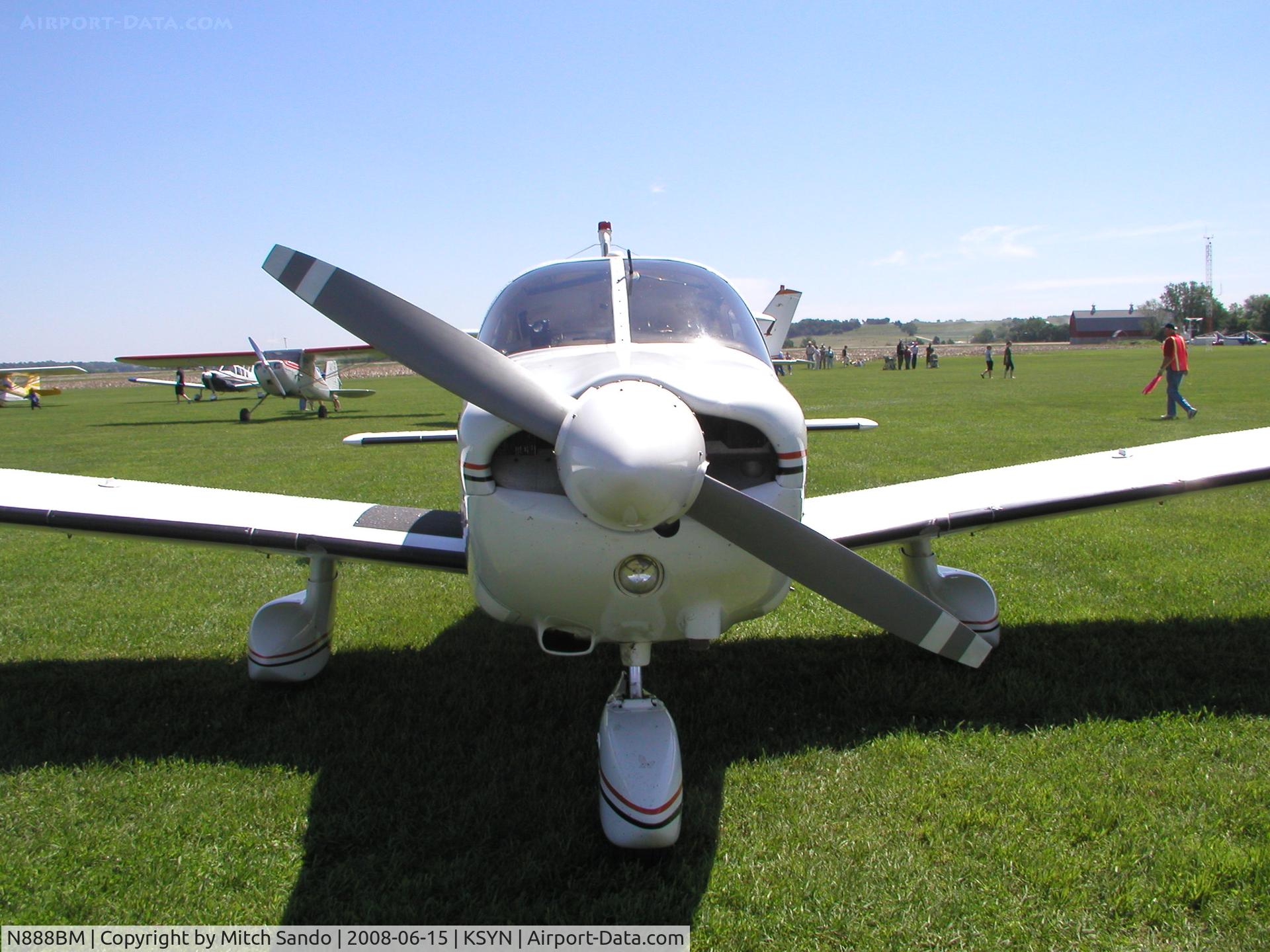 N888BM, 1977 Piper PA-28-181 C/N 28-7890282, Stanton Father's Day Fly-In 2008.