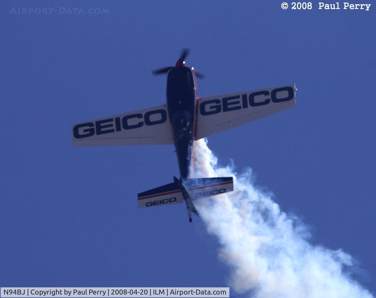 N94BJ, 2002 Extra EA-300S C/N 031, Smoking and sliding