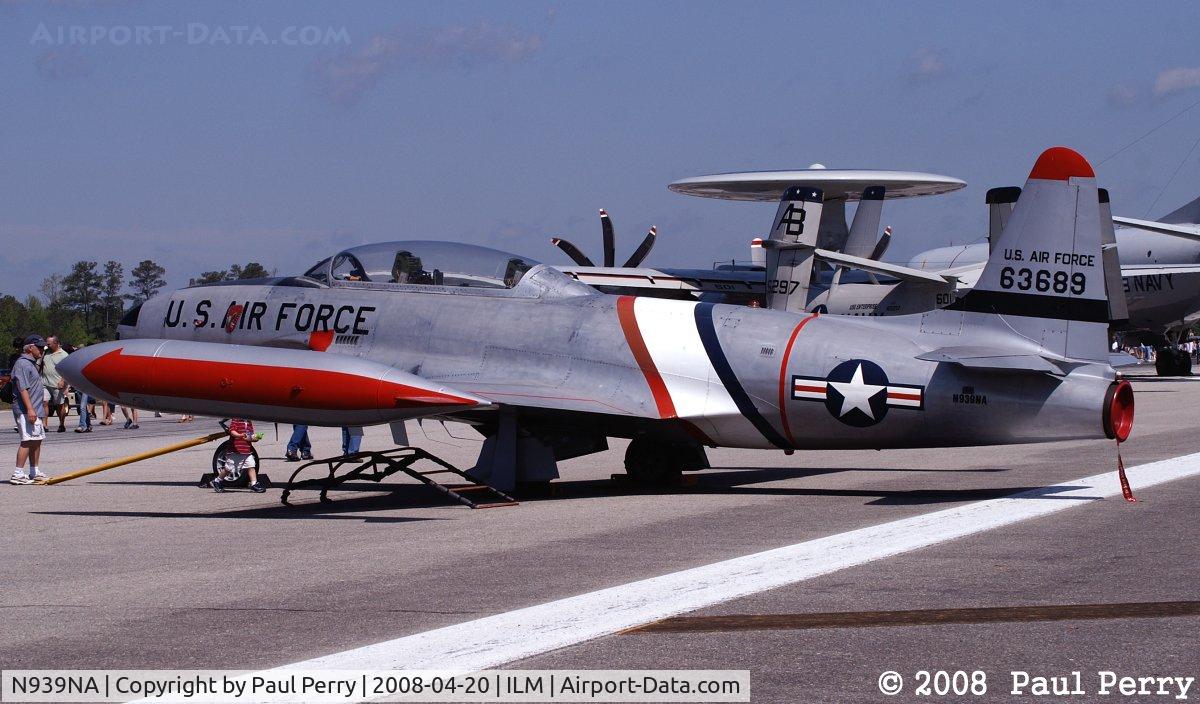 N939NA, 1956 Lockheed T-33A Shooting Star C/N 56-3689, Based here in Wilmington, NC