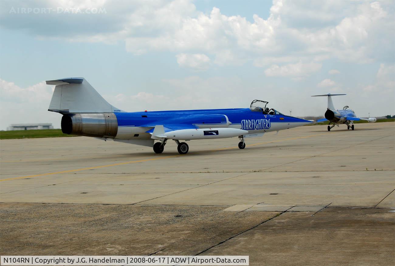 N104RN, 1963 Lockheed CF-104G C/N 104759, Taxiing CF-104G at NAF Washington