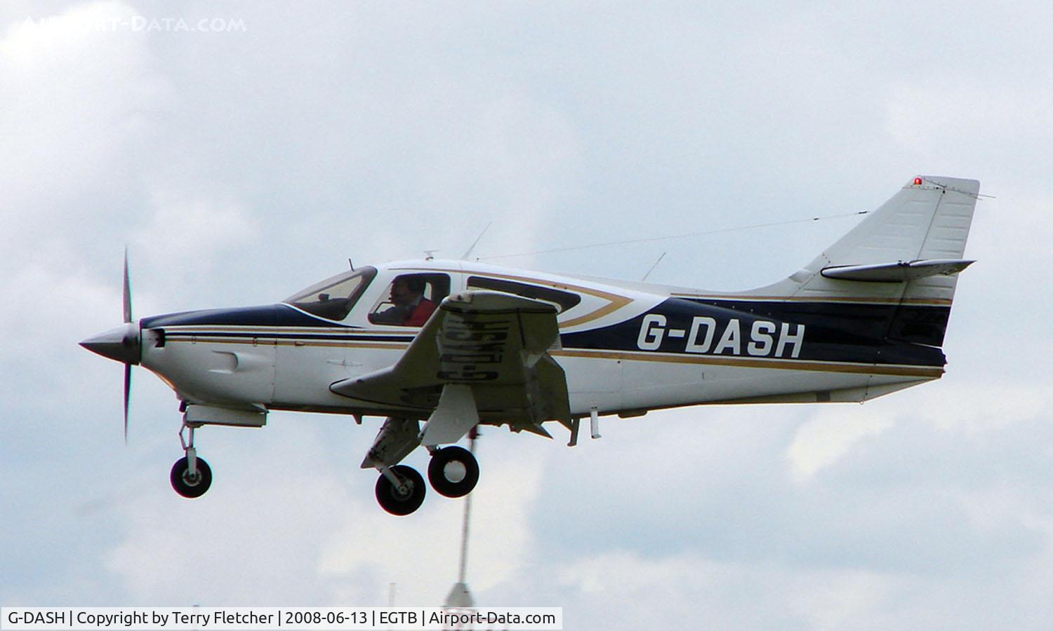 G-DASH, 1975 Rockwell International 112 Commander C/N 237, Visitor  during  AeroExpo 2008 at Wycombe Air Park , Booker , United Kingdom