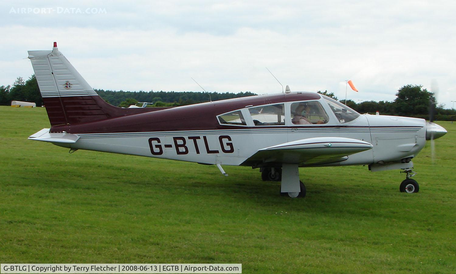 G-BTLG, 1970 Piper PA-28R-200 Cherokee Arrow C/N 28R-35811, Visitor  during  AeroExpo 2008 at Wycombe Air Park , Booker , United Kingdom