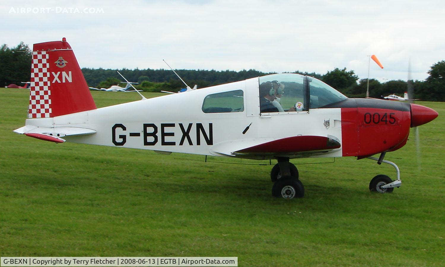 G-BEXN, 1977 Grumman American AA-1C Lynx C/N AA1C-0045, Visitor  during  AeroExpo 2008 at Wycombe Air Park , Booker , United Kingdom