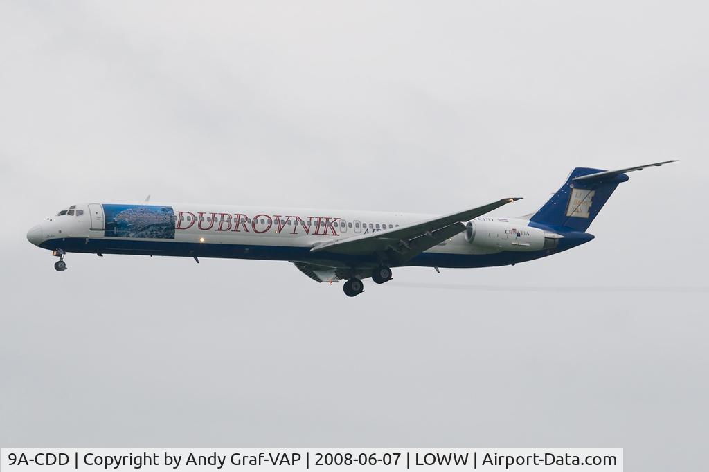 9A-CDD, 1982 McDonnell Douglas MD-82 (DC-9-82) C/N 49113, Dubrovnik Airlines MD80