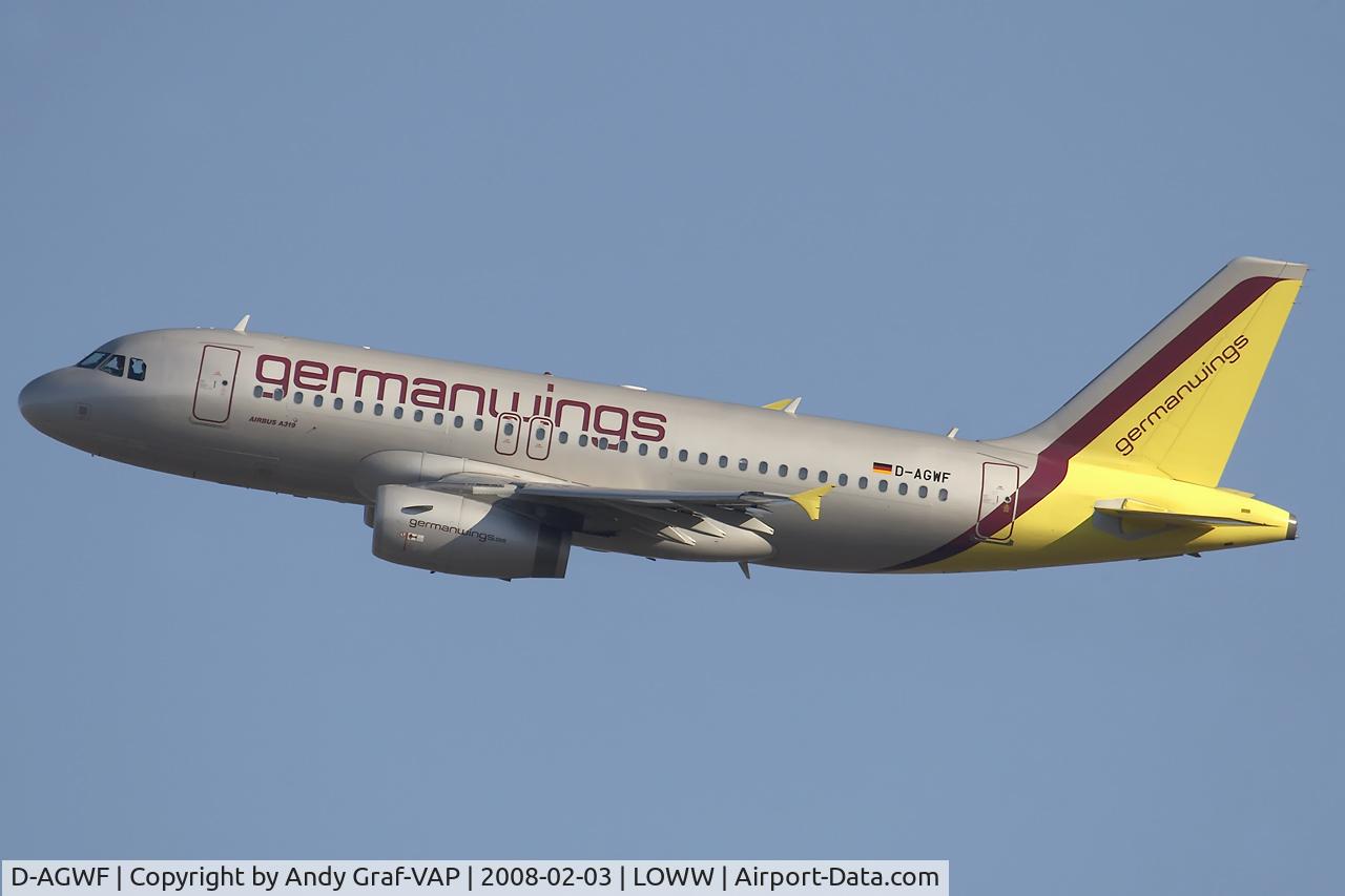 D-AGWF, 2007 Airbus A319-132 C/N 3172, Germanwings A319