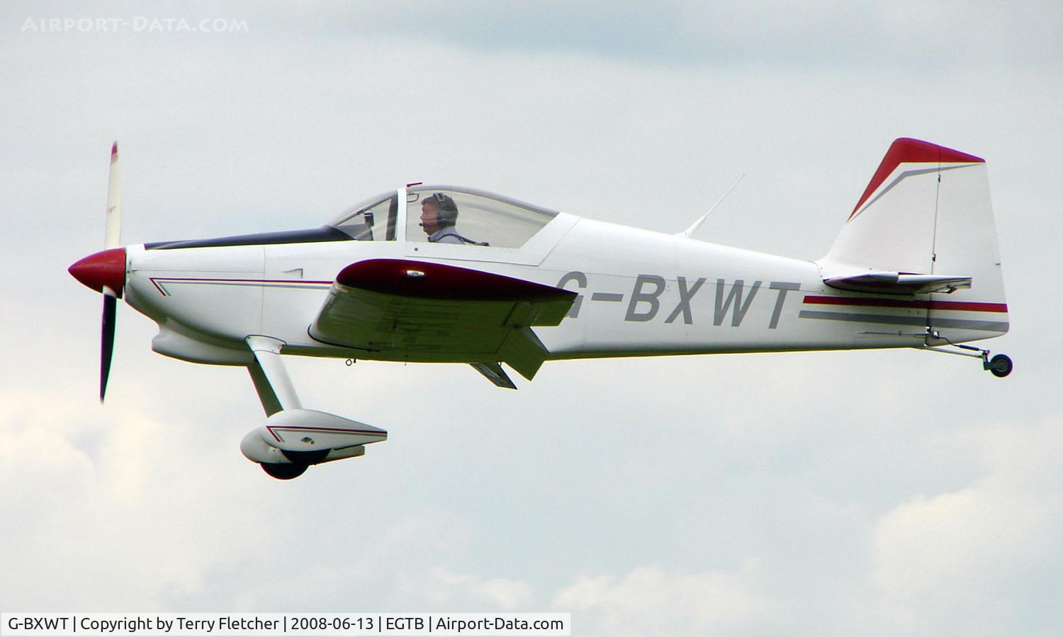 G-BXWT, 2000 Vans RV-6 C/N PFA 181-12639, Visitor  during  AeroExpo 2008 at Wycombe Air Park , Booker , United Kingdom