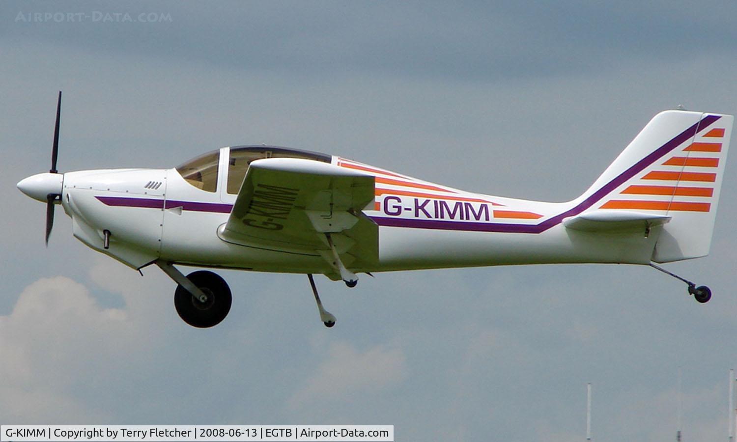 G-KIMM, 2001 Europa XS Monowheel C/N PFA 247-13404, Visitor  during  AeroExpo 2008 at Wycombe Air Park , Booker , United Kingdom