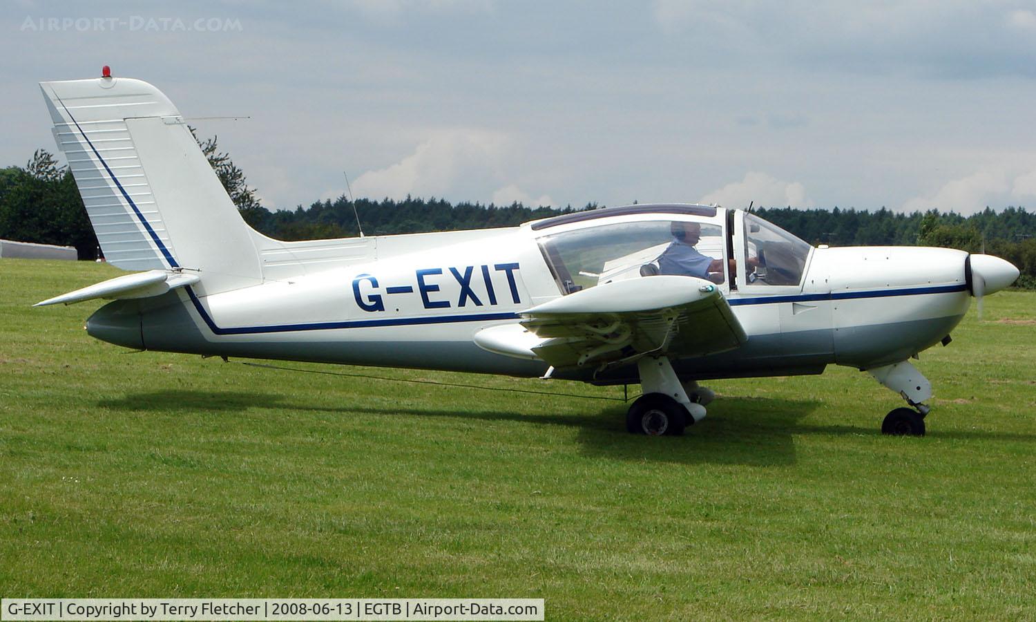 G-EXIT, 1977 Socata MS-893E Rallye 180GT Gaillard C/N 12979, Visitor  during  AeroExpo 2008 at Wycombe Air Park , Booker , United Kingdom