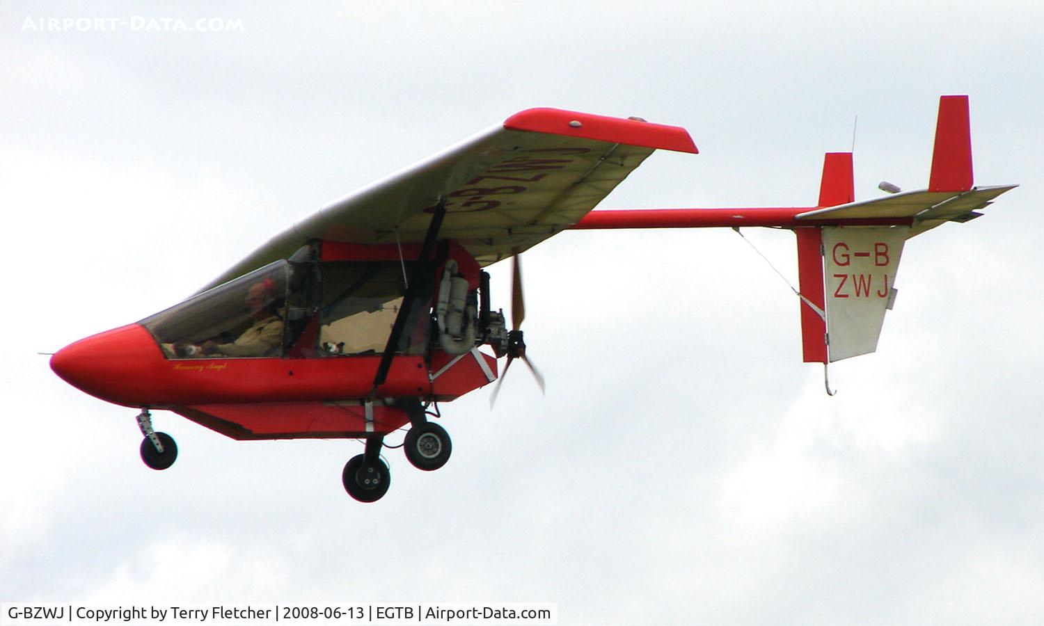 G-BZWJ, 2002 CFM Streak Shadow C/N PFA 206-13553, Visitor  during  AeroExpo 2008 at Wycombe Air Park , Booker , United Kingdom