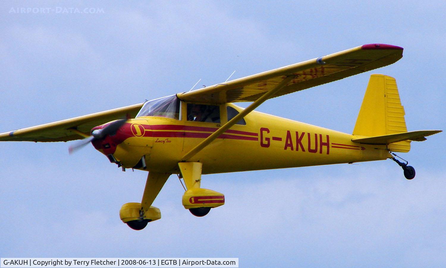G-AKUH, 1946 Luscombe 8E Silvaire C/N 4644, 1946 Luscombe 8E - Visitor  during  AeroExpo 2008 at Wycombe Air Park , Booker , United Kingdom