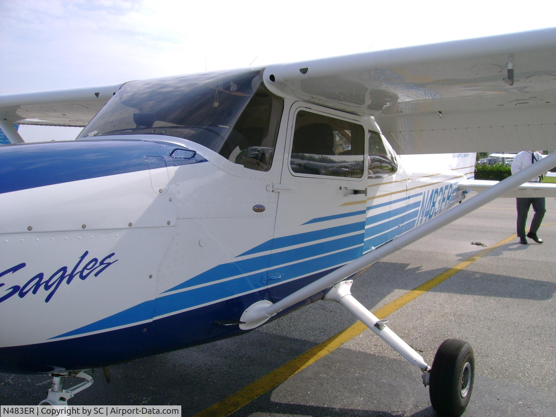 N483ER, 2007 Cessna 172S C/N 172S10546, on the Riddle ramp