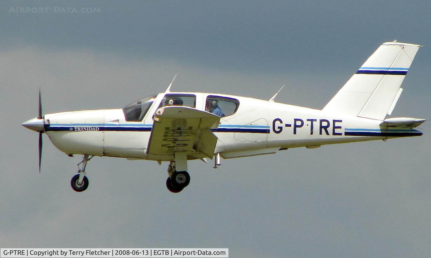 G-PTRE, 1987 Socata TB-20 Trinidad C/N 762, Visitor  during  AeroExpo 2008 at Wycombe Air Park , Booker , United Kingdom