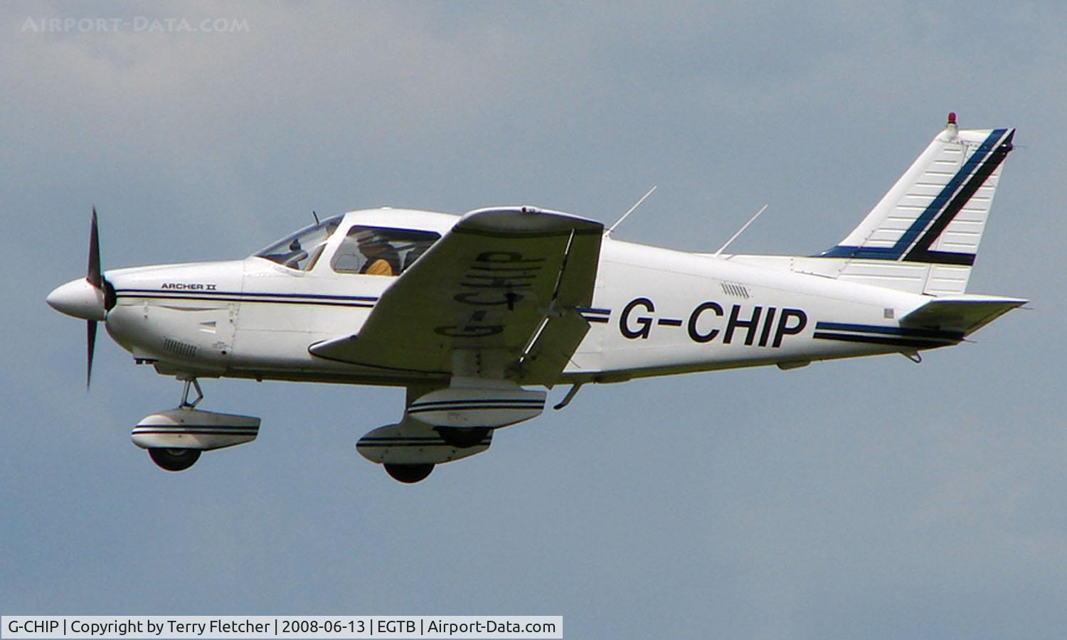 G-CHIP, 1982 Piper PA-28-181 Cherokee Archer II C/N 28-8290095, Visitor  during  AeroExpo 2008 at Wycombe Air Park , Booker , United Kingdom