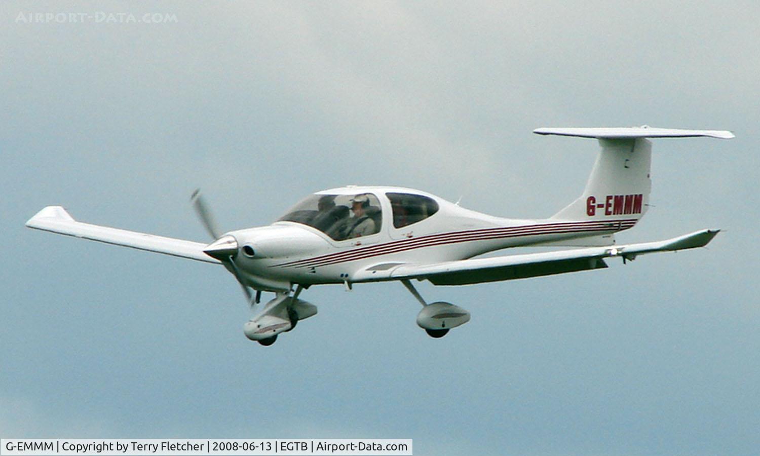 G-EMMM, 2007 Diamond DA-40 Diamond Star C/N 40.753, Visitor  during  AeroExpo 2008 at Wycombe Air Park , Booker , United Kingdom