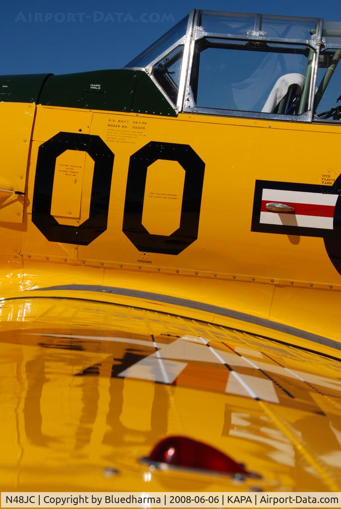 N48JC, North American AT-6G Texan Texan C/N 121-43192, Parked on display.