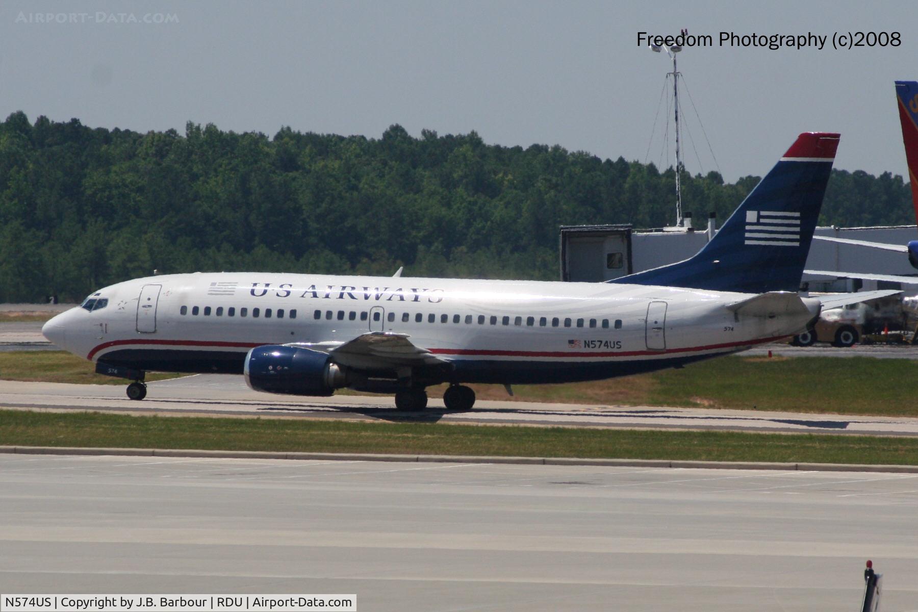 N574US, 1987 Boeing 737-301 C/N 23739, N/A