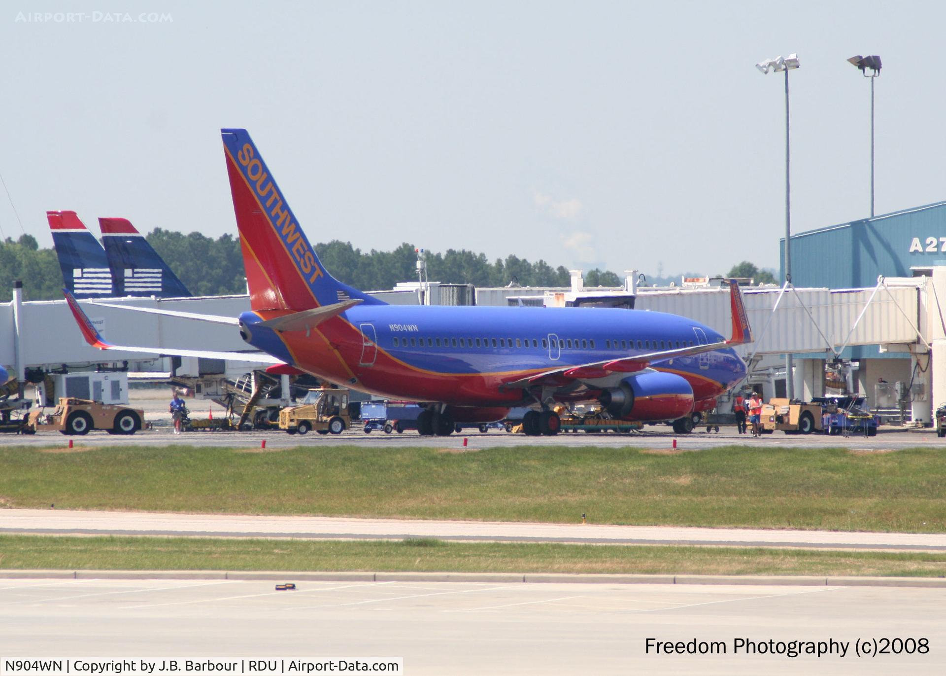 N904WN, 2008 Boeing 737-7H4 C/N 36616, N/A