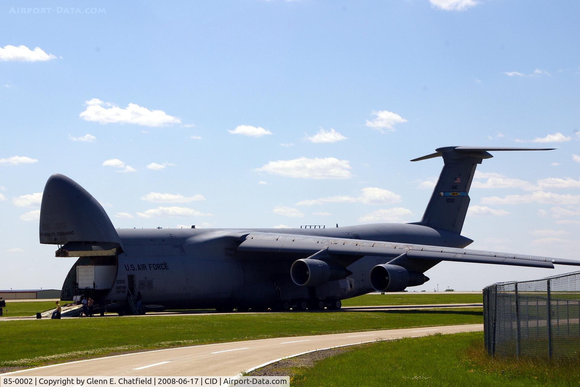 85-0002, 2006 Lockheed C-5M Super Galaxy C/N 500-0088, In for flood relief efforts