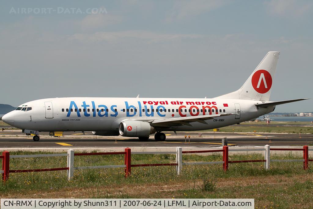 CN-RMX, 1992 Boeing 737-4B6 C/N 26526, Line up rwy 32R for departure...