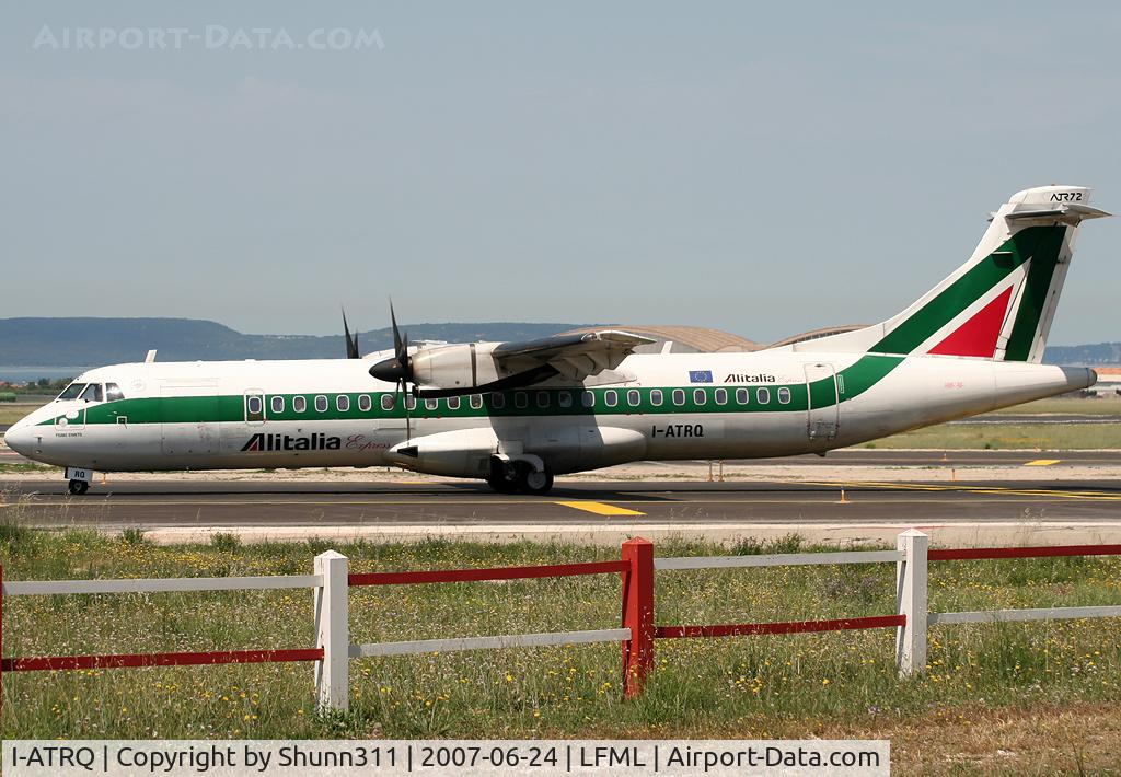 I-ATRQ, 1994 ATR 72-212 C/N 428, Line up rwy 32R for departure...