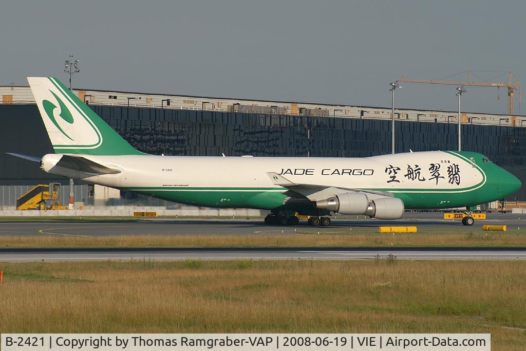 B-2421, 2007 Boeing 747-4EVF/ER/SCD C/N 35169, Jade Cargo Boeing 747-400