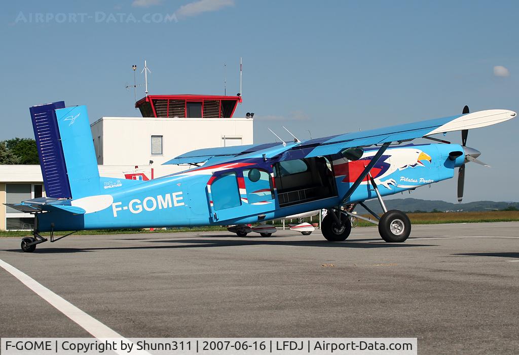 F-GOME, 1964 Pilatus PC-6/B2-H2 Turbo Porter C/N 543, Waiting a new paratrooping flight...