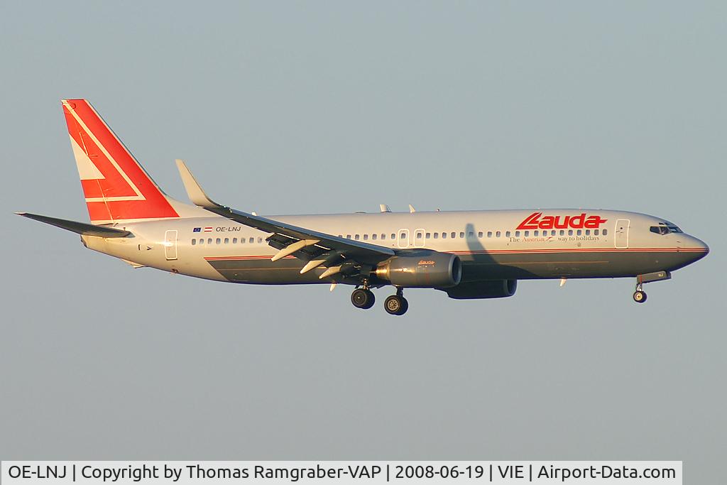 OE-LNJ, 1998 Boeing 737-8Z9 C/N 28177, Lauda Air Boeing 737-800