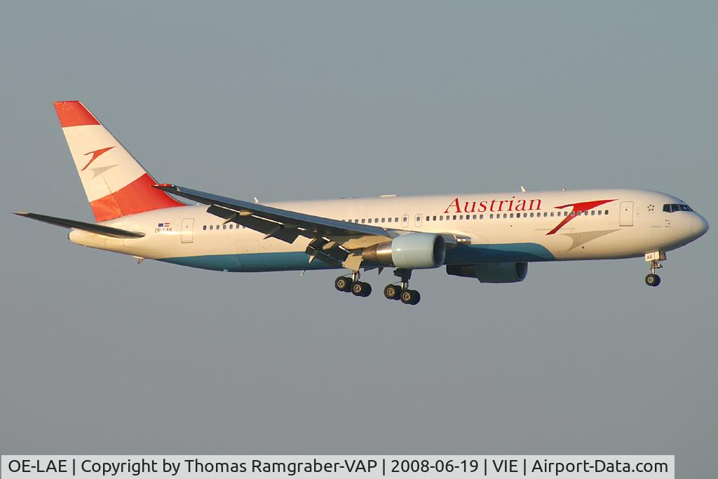 OE-LAE, 2000 Boeing 767-3Z9/ER C/N 30383, Austrian Airlines Boeing 767-300