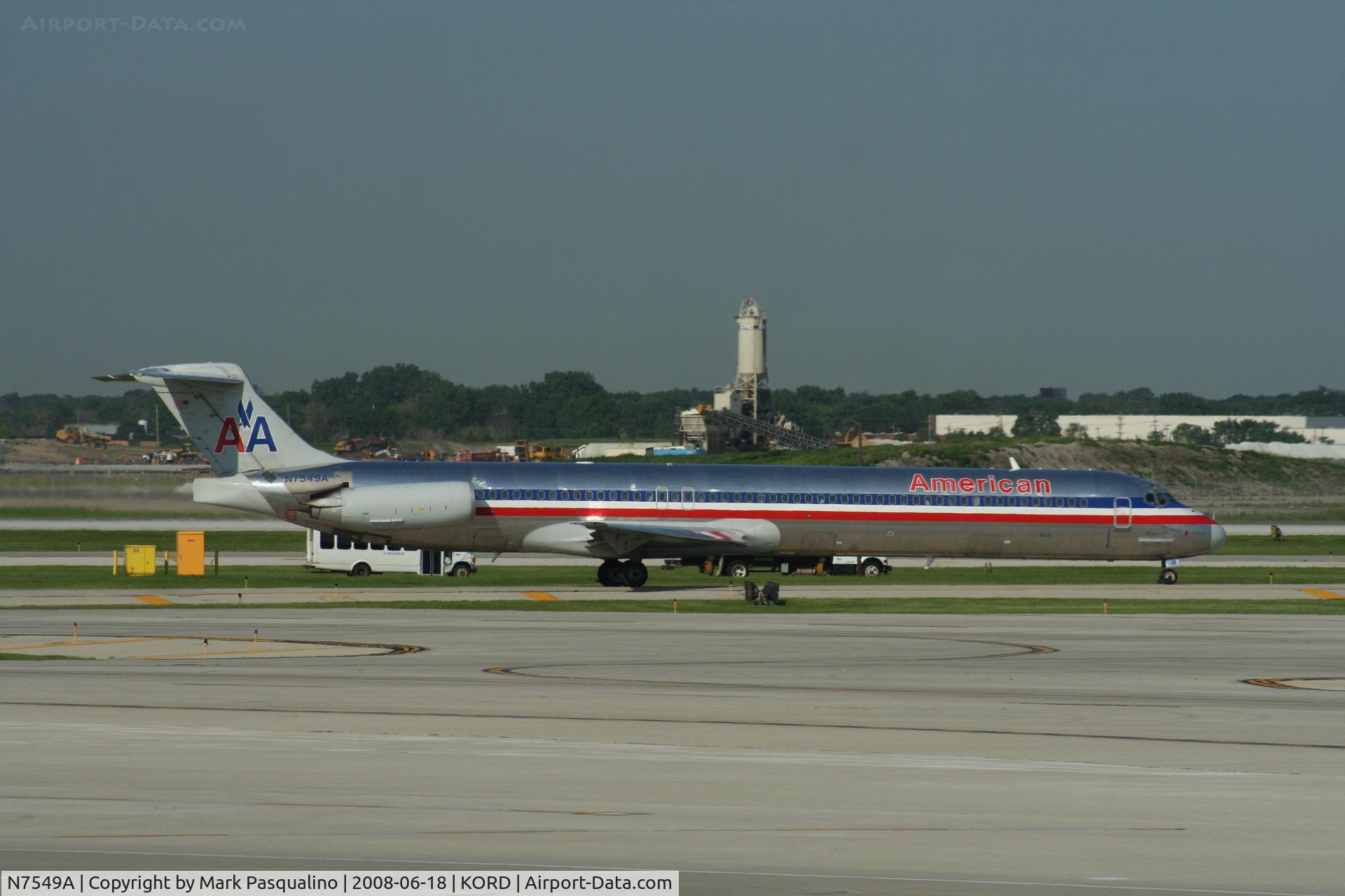 N7549A, 1991 McDonnell Douglas MD-82 (DC-9-82) C/N 53031, MD-82