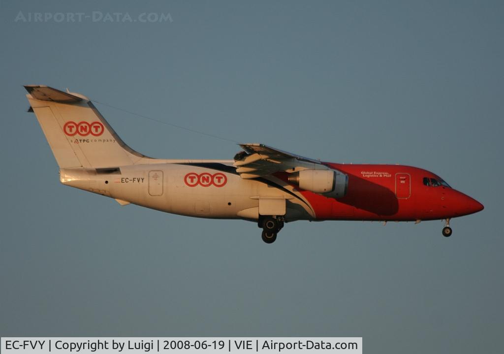 EC-FVY, 1988 British Aerospace BAe.146-200QT Quiet Trader C/N E2117, TNT Bae146