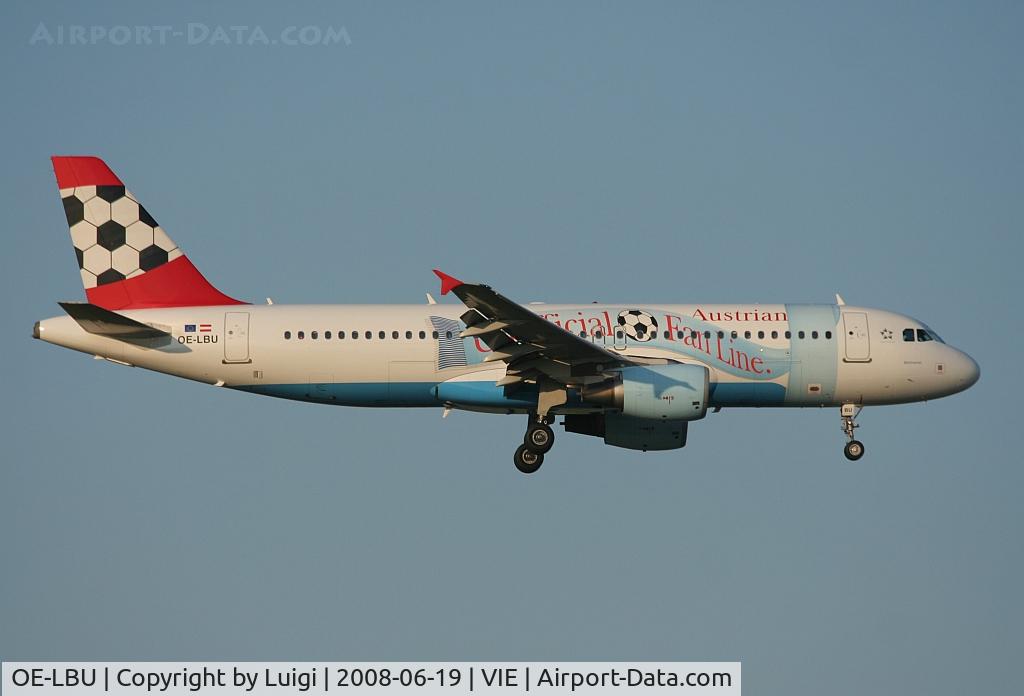 OE-LBU, 2001 Airbus A320-214 C/N 1478, Austrian A320