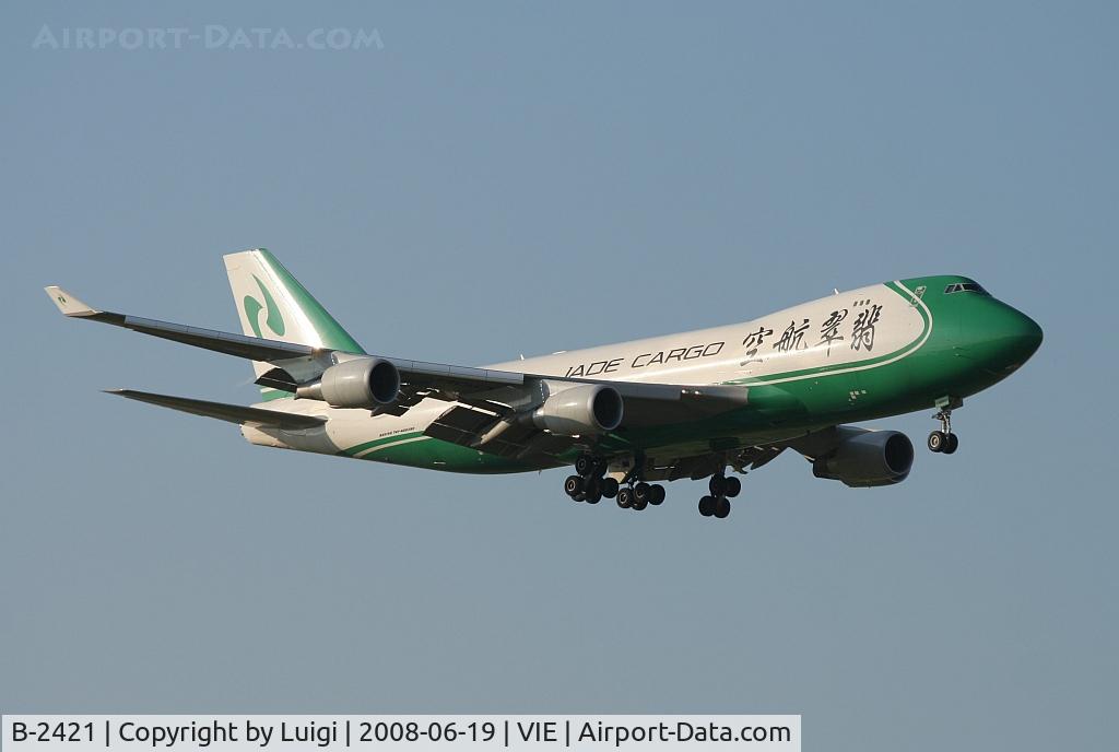B-2421, 2007 Boeing 747-4EVF/ER/SCD C/N 35169, Jade Cargo 747-400F