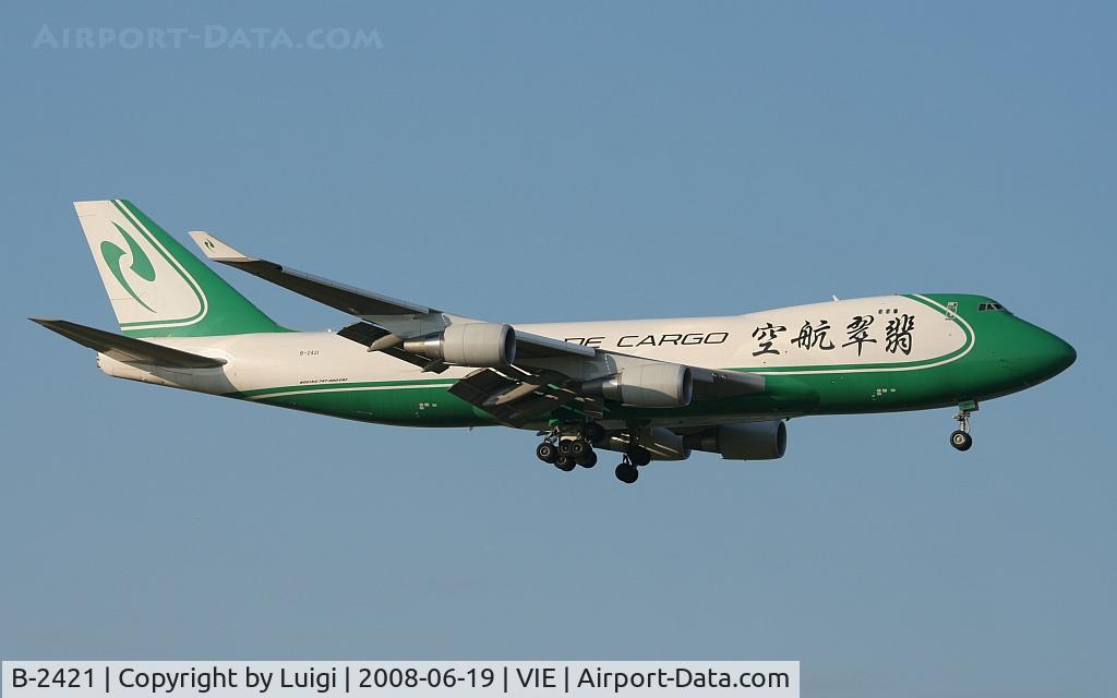 B-2421, 2007 Boeing 747-4EVF/ER/SCD C/N 35169, Jade Cargo 747-400F