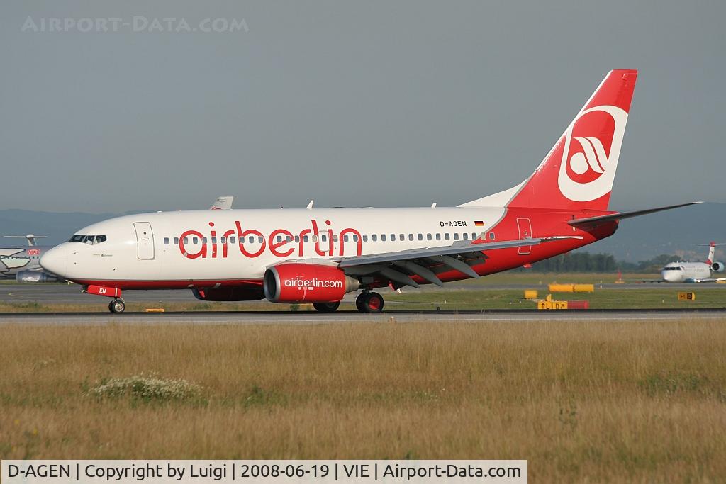 D-AGEN, 1998 Boeing 737-75B C/N 28100, Air Berlin 737-700