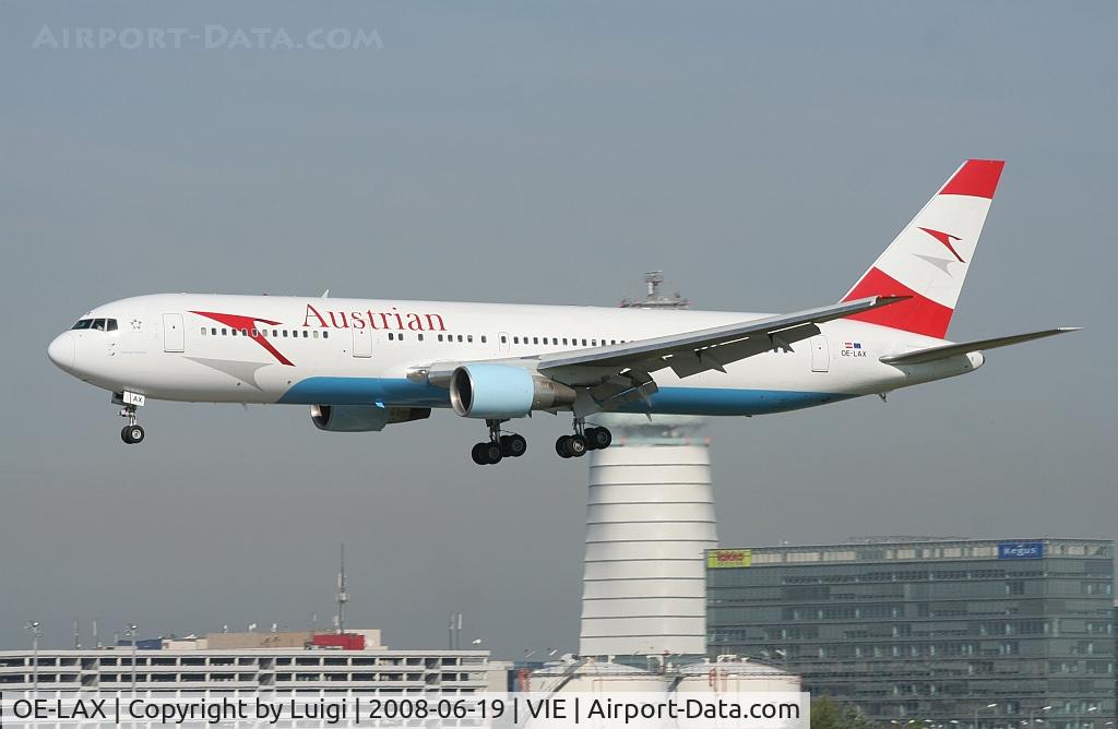 OE-LAX, 1992 Boeing 767-3Z9/ER C/N 27095, Austrian 767-300